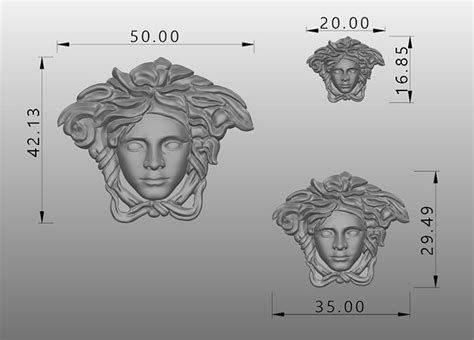 Versace original logo 3D model 3D printable 